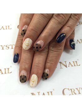 クリスタルネイル 木の葉モール橋本店(CRYSTAL NAIL)/上品ネイル