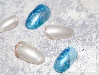 オトナネイル(otona nail)/アナ雪風ニュアンスネイル
