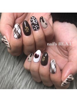 ネイルズリアル(nail's REAL)/バレンタインネイル