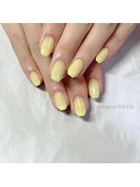 透け感イエロー