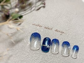 冬を彩る、雪の結晶ネイル☆