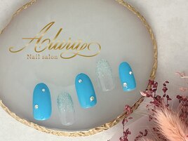 ブルーカラー/ストーンアート