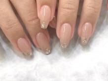 スリーラッシュアンドエルフネイル 折尾浅川店(threelash&elf.nail)/【パラジェル】シンプルネイル