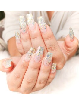 ギーク(geek)/ラメグラデーション