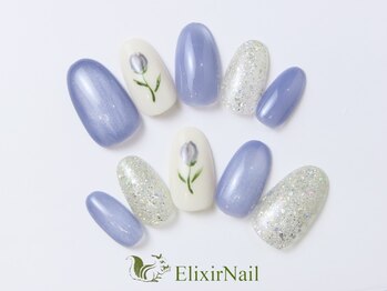 エリクサーネイル 神田(Elixir Nail)/シンプル/クーポン使用