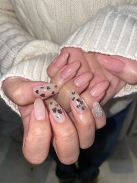 ハートホロネイル