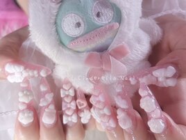 ライトピンク×リボンハート