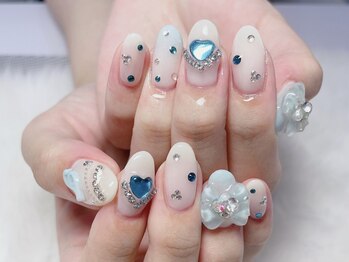 ティアラネイル(TIARA NAIL)/ジェルアートつけ放題¥9000