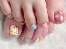 ブリスフルハピネス(Blissful happiness)/チューリップ！フットネイル