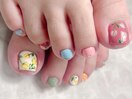 チューリップ！フットネイル