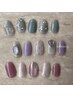 人気No.1★【初回ジェルオフ無料】定額デザイン/セミアート　¥6,900