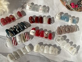 クリスマスネイル大集合