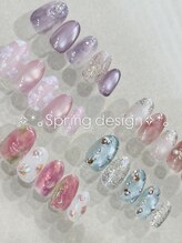 ヘアーデザイン ジュモク(Jumoku)/【定額】春ネイル