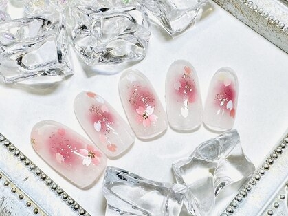 ネイル アンド アイラッシュ虹の写真