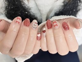 クリスマスネイル