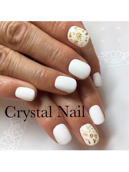 クリスタルネイル ボンベルタ橘店(CRYSTAL NAIL)/ホワイトネイル