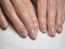 ショートブライダルネイル