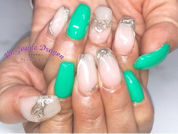 アン ジョーヌドラゴ/【自爪ネイル】ミラーアート