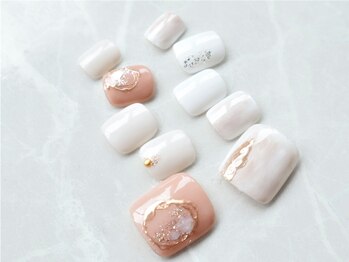 アバネイル アクア 千種店(AVANAIL AQUA)/【フットニュアンスネイル】