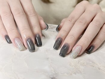 アオネイル(青桜 ao_nail_)/ハンド　One colorコース