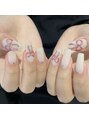 バイムーンサロン(By Moon Salon) リボンネイル