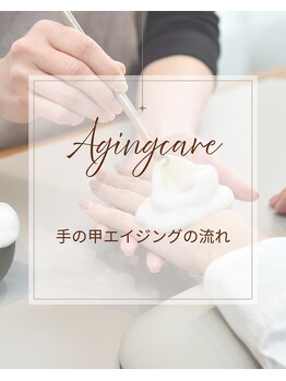 テケア(TEKEA)/手の甲エイジングの流れ