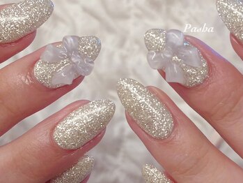 パシャ(Pasha)/glitter×ribbon