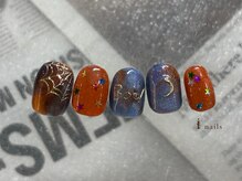 アイネイルズ 横浜EAST店(I-nails)/ミラーハロウィンネイル