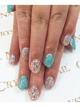 クリスタルネイル 木の葉モール橋本店(CRYSTAL NAIL)/リゾートネイル