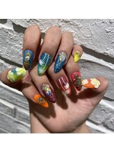 グラマラス プレジール 中野店(glamourous plaisir)/夏ネイル