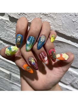 グラマラス プレジール 中野店(glamourous plaisir)/夏ネイル