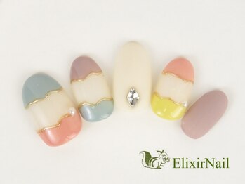 エリクサーネイル 神田(Elixir Nail)/カジュアル/クーポン使用