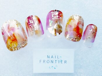 ネイルフロンティア 吉祥寺(NAIL FRONTIER)/紅葉もみじネイル11980円