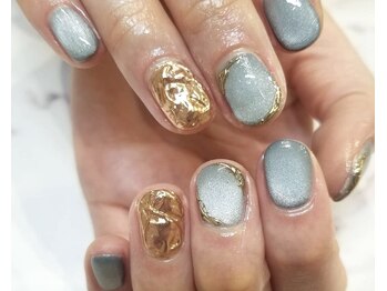 ネイルクイックオアシス ペリエ千葉店/ハンドジェルコース+アート