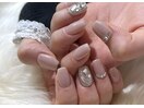 キラキラ埋め尽くしネイル