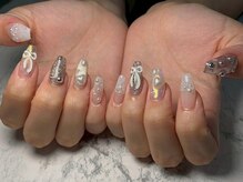 アズネイル 大宮(AZU NAIL)/リボンネイル