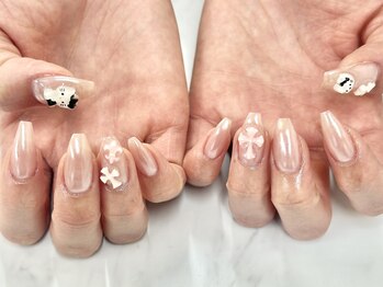 オーロラミラーネイル