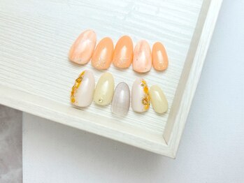 ネイルサロン アビー 宮益坂店(abbie)の写真/ミラーやマグネットなど月ごとにトレンド定額デザイン選べます♪パラジェル取扱いあり◎