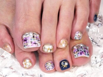 サムズネイル(SAM'S NAIL)/ツイードフットでオシャレに☆