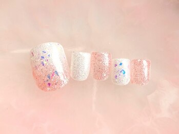 ネイルサロン フローリア(nail salon Florir)/ラメ・ワンカラー