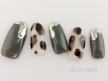アウラネイルズ(aura nails)/☆ハンドデザインコース　¥8800