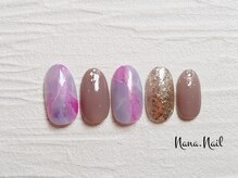 ナナネイル(Nana.Nail)/ストーン風ネイル