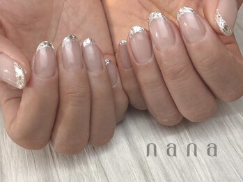 ナナ 白金高輪(nana)/ガラスフレンチネイル
