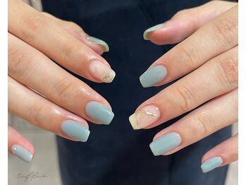 ネイルサロン ティフィン(tiffin)/～クリアxゴールド～