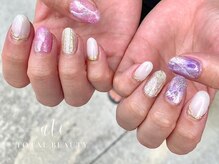 アテ(ate)/大理石ネイル