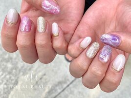 大理石ネイル