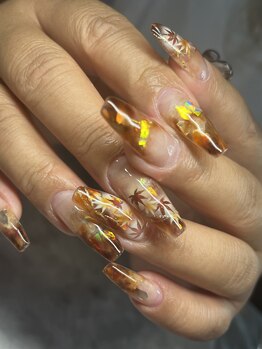 ハジチ(HAZICHI)/紅葉ネイル