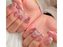 ネイルアンドアイラッシュスタジオ シュシュ(chouchou)/モテ可愛うるうるピンク