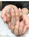 押し花ネイル