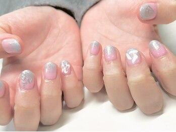 パラジェル登録サロン　NOALU &nbsp;nail salon　八尾/持ち込みアート
